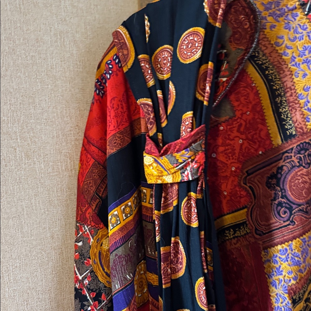 Componix Vibrant Multicolor Patterned coverup lar… - image 2